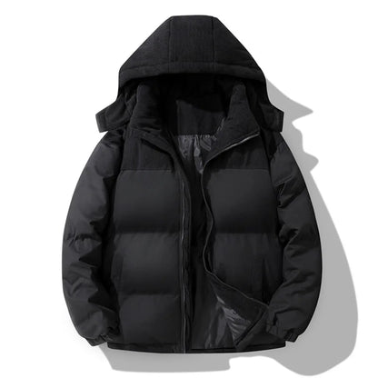 Corduroy Padded Jacket Men's Winter Trend Loose Color Matching Padded Jacket Men's Jacket Men Jacket Winter Jacket Men
