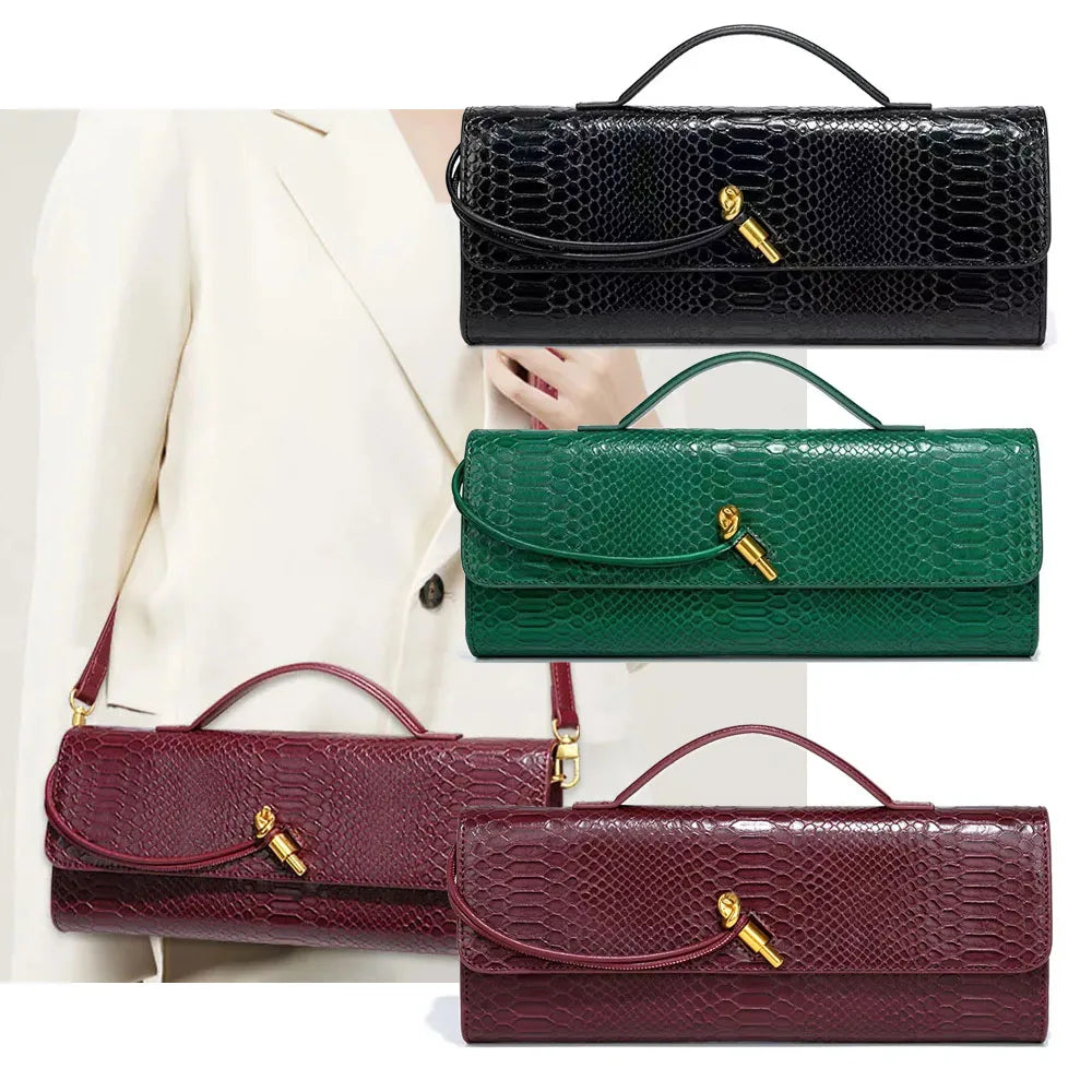 PU Leather Fashion Luxury Top-Handle Bag For Women Evening Handbag