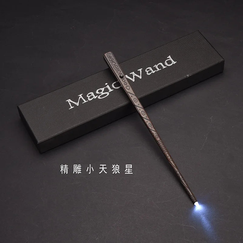 Hot Anime Cosplay Show Glow Harry Wand With Box Children Decoration Toy Accessories For Kids Bacchetta Di Plastic Magic Stick