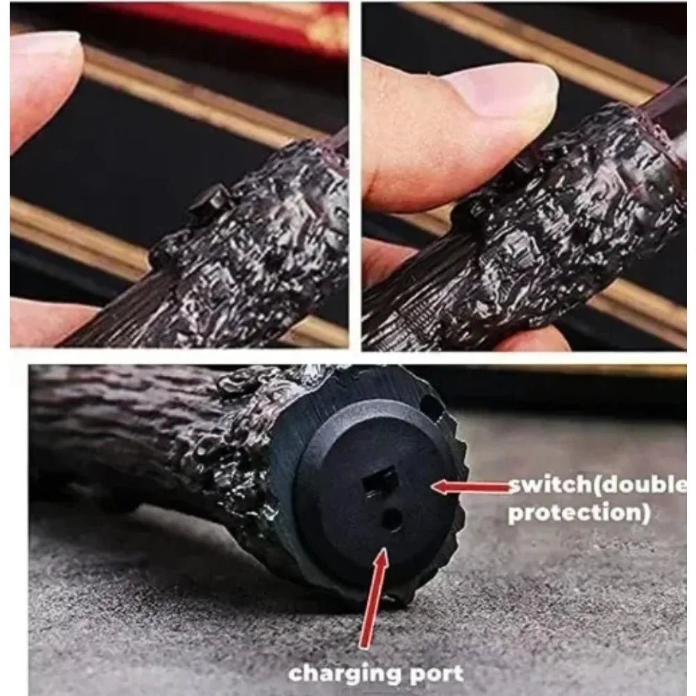 Cosplay Electronic Fire Flasher Magic Wands Magic Trick Professional Flame Lighter Device Props Magicians Accessories Magia
