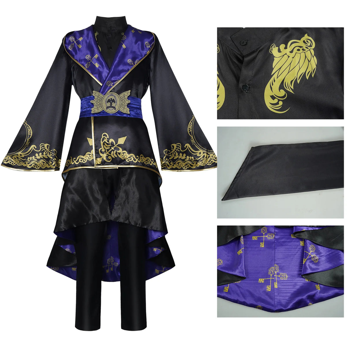 Twisted Wonderland Ceremonial Outfit Cosplay Costume, Anime 2D Role-Play Stage Wear