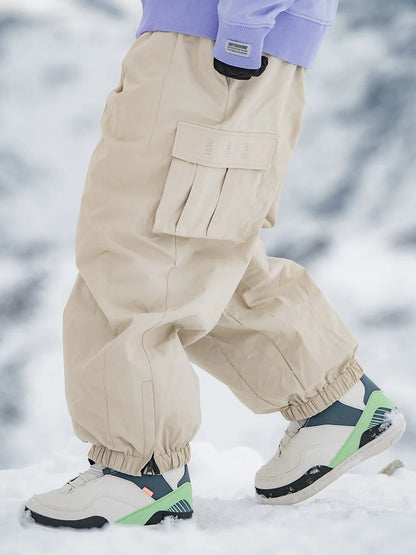 Oversize Winter 3L Ski Pants 20K Waterproof Snowboard Pants Breathable Thermal Outdoor Sports Keep Warm Ski Trousers Women Men