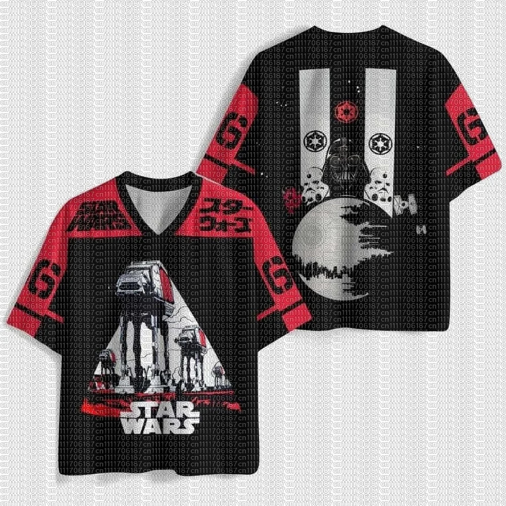 American Summer New Children's Adult Star Wars Mesh Sports Jersey Breathable Casual Street Sci-fi Fan T-shirt Large Size