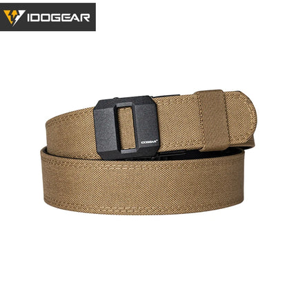 IDOGEAR SPORTS Tactical Ratchet Belt 1.5” EDC Gun Belt Reinforce Heavy Duty Belt With Adjustable Buckle 3430