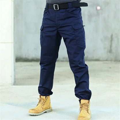Outdoor Waterproof Tactical Cargo Pants Men Waterproof SWAT Breathable Casual Army Military Trousers Male Quick Dry Cargo Pants