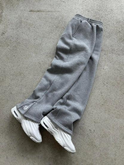 New Y2K Pants Personalized Pant Leg Zipper Embroidery Hip Hop Casual Joggers Men Pants Retro Straight Pants Tracksuit Streetwear