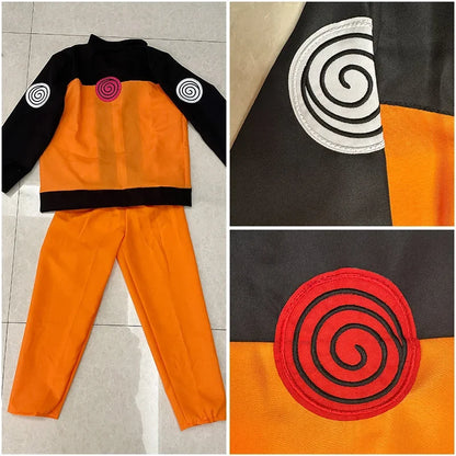 2026 Anime Uzumaki Cosplay Costume Adult Version Top Pants Headdress Cosplay