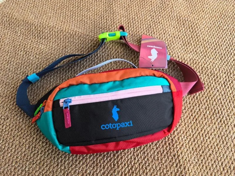 Color Block Spliced Nylon Fanny Pack Adjustable Strap Lightweight Crossbody Waist Bag Outdoor Hiking Travel Portable Chest Bag Multi Color Sling Belt Bag