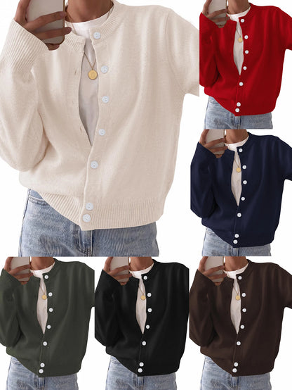 Cardigan Sweaters for Women Open Front Knitted Sweater Business lightweight Casual Fall Outfits