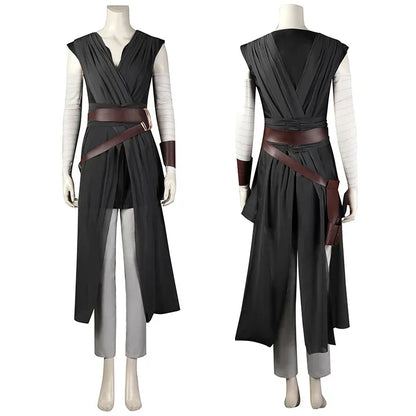 ♥2026 New Costume The Rise of Skywalker Rey Cosplay Uniform Set Adult