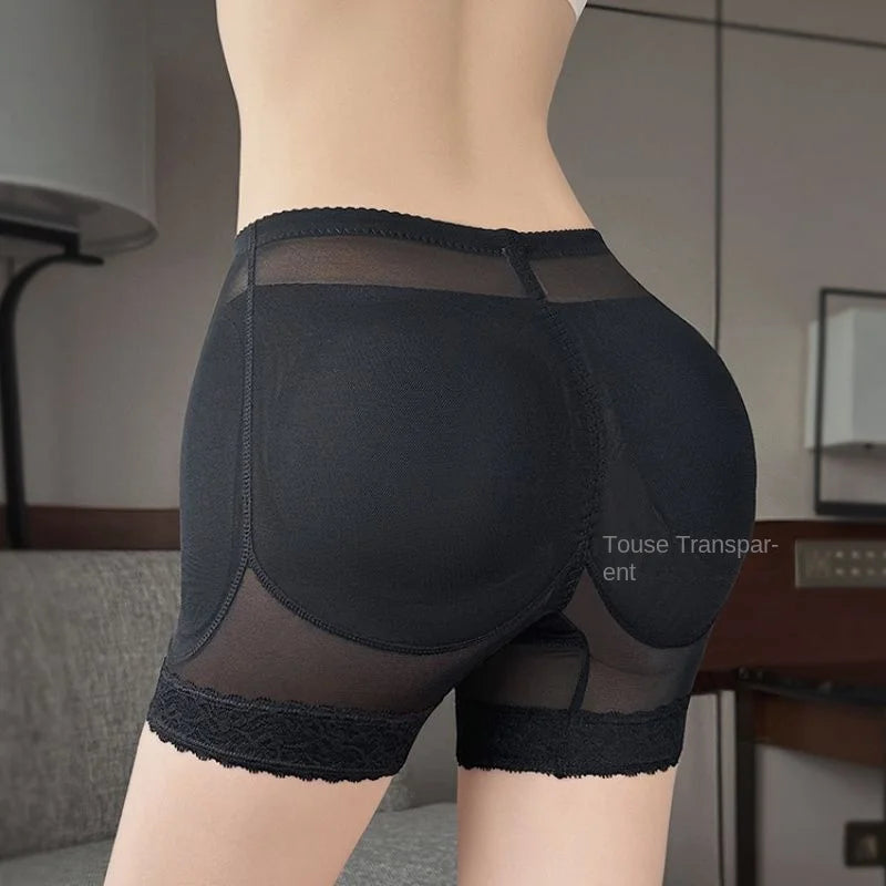 Fake Butt Lifting Panties for Women Summer Detachable Hip Pads Natural Style Hip Enhancing One-piece Shaping Shorts