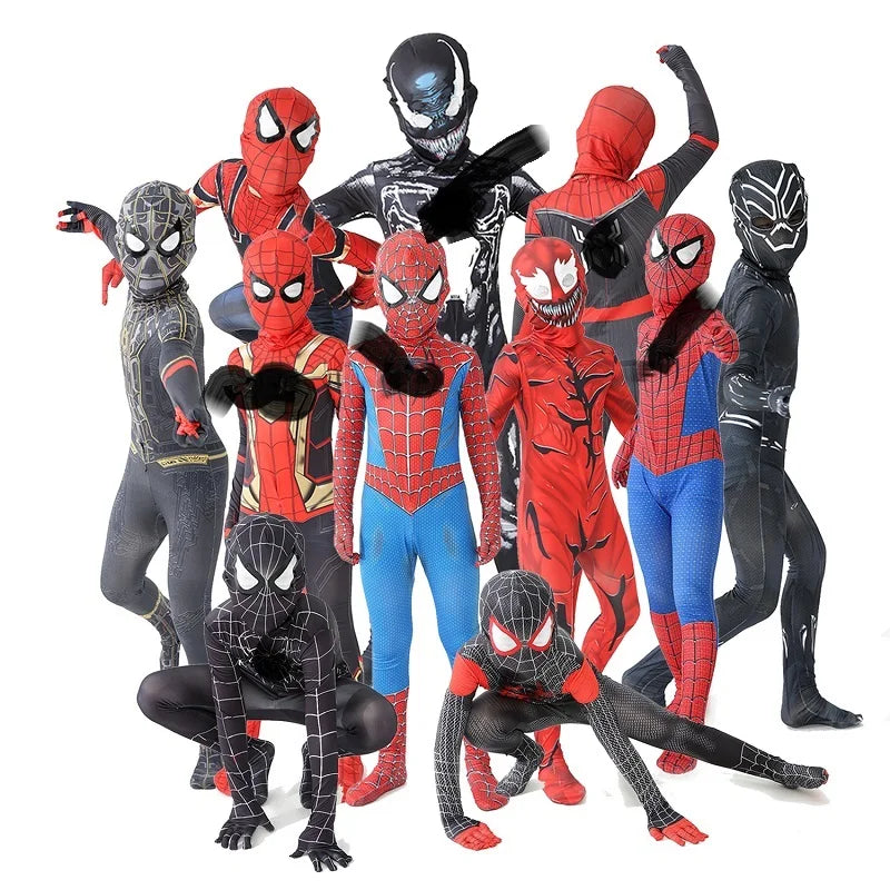 Spider-Gwen Official Adult Zentai Halloween Costume - Hooded Spandex Jumpsuit with Pull On Spandex Mask