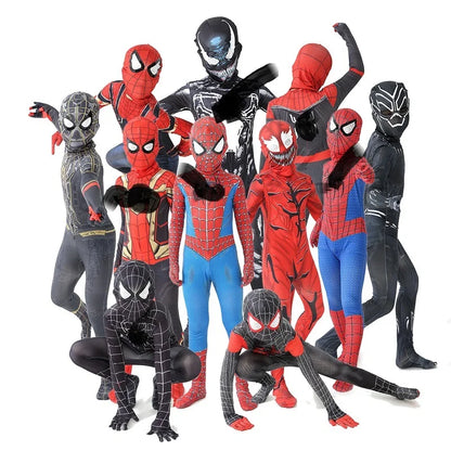 Spider-Gwen Official Adult Zentai Halloween Costume - Hooded Spandex Jumpsuit with Pull On Spandex Mask