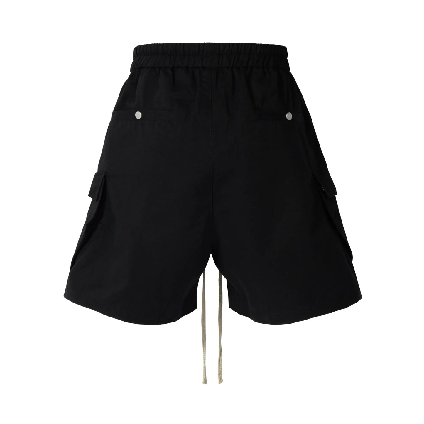 2025 Dark RO Style Drawstring Multi-pocket Tooling Shorts Men's Niche Casual Loose Straight Five-point Pants