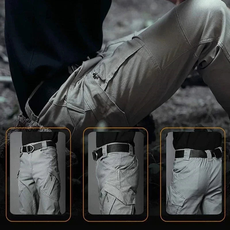 Outdoor Waterproof Tactical Cargo Pants Men Waterproof SWAT Breathable Casual Army Military Trousers Male Quick Dry Cargo Pants