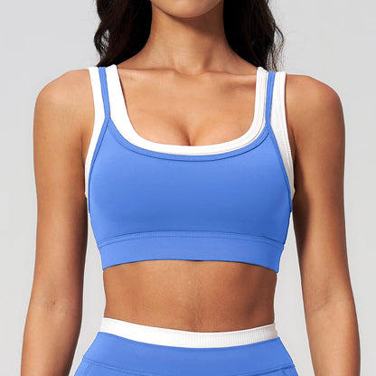 Woman Sport Bra Top Breathable Brassieres Removable Pad Sports Bras Running Gym Clothing Sports Underwear For Women Yoga Bra