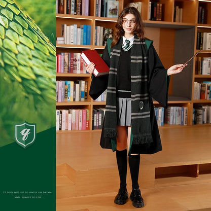 Shawl Gryffindor Slytherin Thickened Warmth Halloween Party Cosplay Scarf Decoration Gift Toy Around Harris Movies