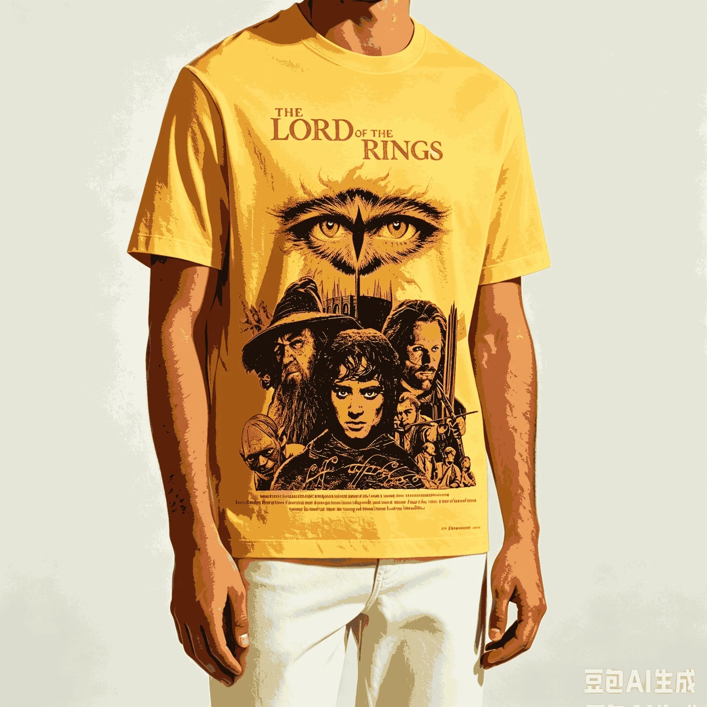 The Lord of the Rings for Fan Gift T-shirt Men Women Harajuku Oversized Unisex Short Sleeve Streetwear high quality Couples soft
