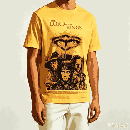 The Lord of the Rings for Fan Gift T-shirt Men Women Harajuku Oversized Unisex Short Sleeve Streetwear high quality Couples soft