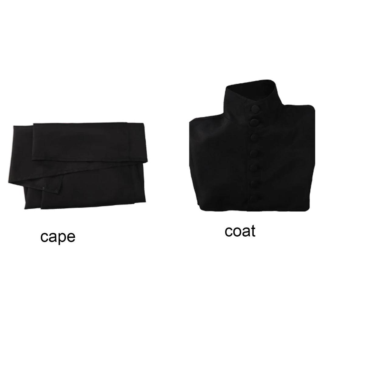 Professor Snape Cosplay Costume Men Jacket Coat Tunic Robe Cloak Cape Halloween Outfit