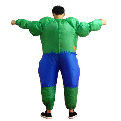 2026  Adult Fatty Hulk Inflatable Costume Anime Suits Mascot Halloween Party Cosplay Costumes for Man Woman
