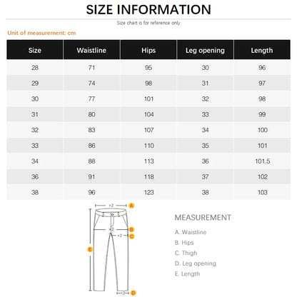 Autumn Winter New Men's Woolen Suit Pants Slim Straight Elastic Waist Formal Business Tapered Brown Trousers