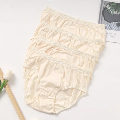 Shorts Underpants Women's Pure Cotton Breathable Mid-aged Elderly Briefs For Mothers