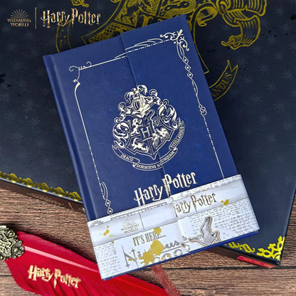 Genuine Harry Potter Hardcover Notebook Hogwarts Four Houses Journal Diary for Students School Office Supplies Fans Gifts