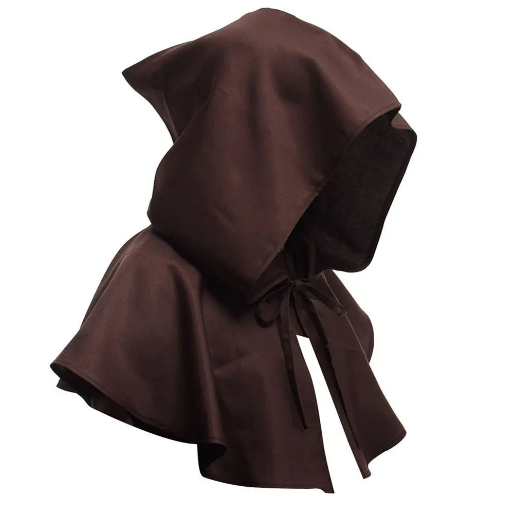 Fancy Party Multipurpose Adult Carnival Witch Wizard Unisex Party Coat Short Cloak Hooded Cape Hooded Cloak