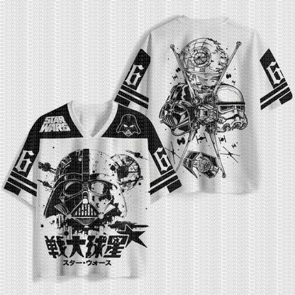 American Summer New Children's Adult Star Wars Mesh Sports Jersey Breathable Casual Street Sci-fi Fan T-shirt Large Size