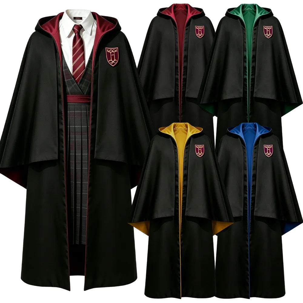 Cosplay Costumes Haloween Christmas Haliday Party Costume Magic Robe Cloak with Adult Uniform Outfit Gift Cosplay