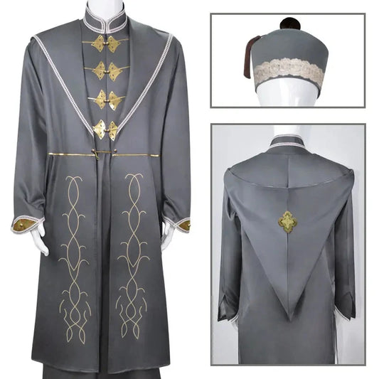 TYV55Anime Inspired Outfit Soft Fabric For Dumbledore Cosplay Costume Accessories Cloak Prop Stage Performance
