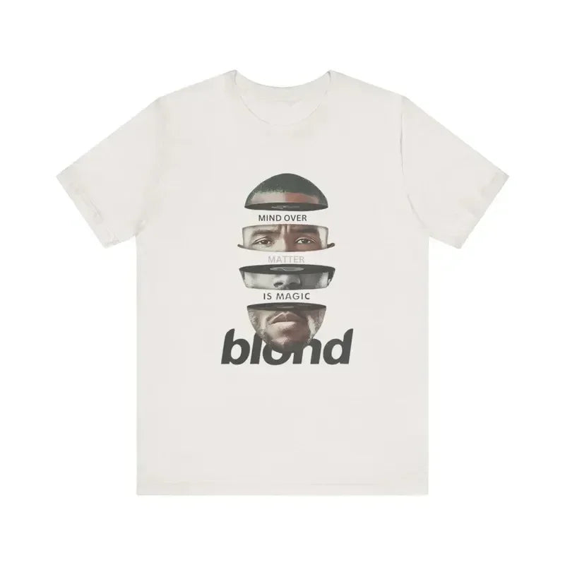 Rapper Frank Retro Graphic T Shirt Men's Hip Hop Ocean Album Clothing T-Shirts Y2k Unisex Blond Fashion Oversized Cotton T-shirt