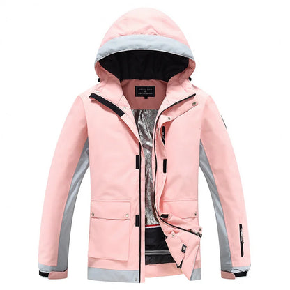 New Men's Women's Ski Suit Winter Outdoor Snow Wear Waterproof Windproof Thickened Warm Ski Clothing Jacket Pants Set Couple