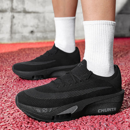 Air Cushion Running Shoes Marathon Speciality Men Sports Breathable Lightweight Women's Comfortable Athletic Nonskid Sneakers