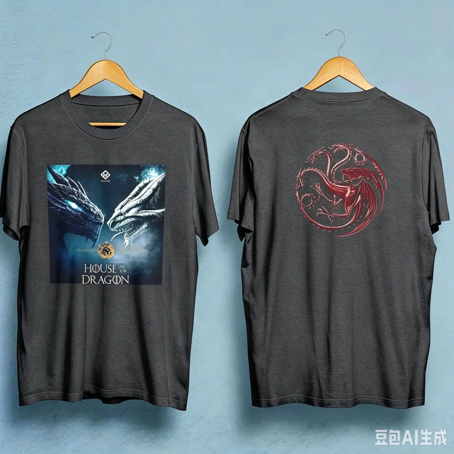 House of The Dragon New Movie 2026 Graphic Print T-shirt 2026 Summer Men Women 100_Cotton Oversized T-shirt Street Wear Y2K