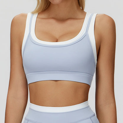 Woman Sport Bra Top Breathable Brassieres Removable Pad Sports Bras Running Gym Clothing Sports Underwear For Women Yoga Bra
