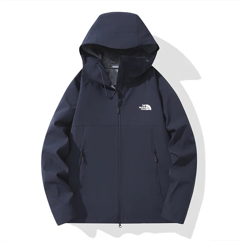Same Style Couples Hooded Interchange Jacket Waterproof Scratch-Resistant Wear-Resistant Autumn New Winter Outdoor Casual Jacket