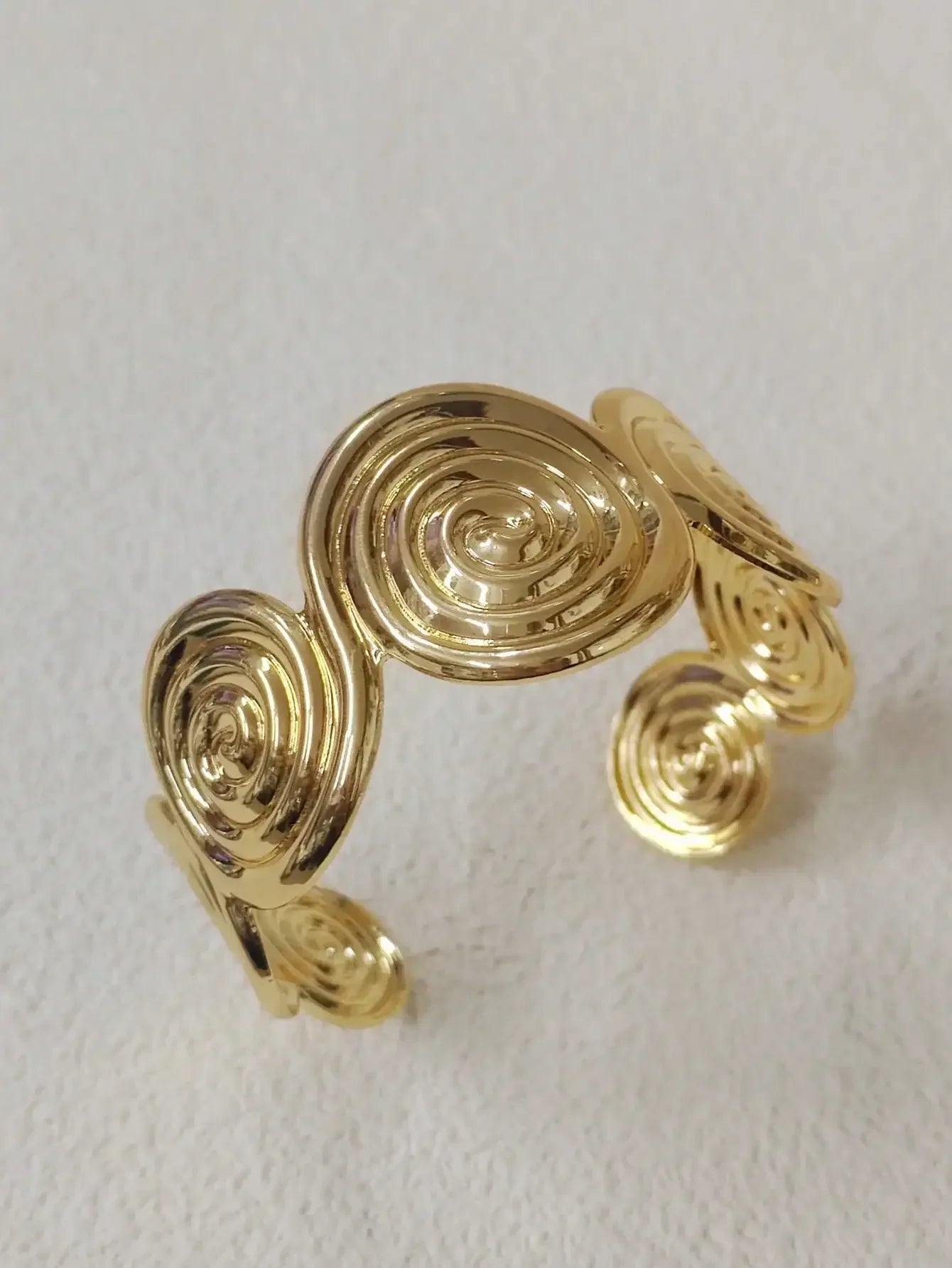 Gold Flower Bangle, Women's Jewelry, Valentine's Day Gift