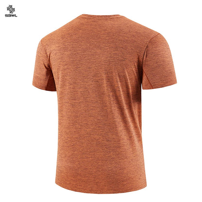 SBWL 2025 new summer high-quality outdoor sports and indoor fitness quick-drying T-shirt, fashion and casual short-sleeved Tops