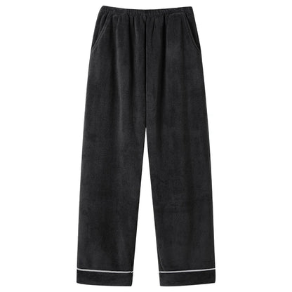 Thick Flannel Men's Plaid Trousers Big Yards Warm Sleep Pants Mens Pajamas Pants Bottoms Sleepwear Pajama for Men Pijama Hombre