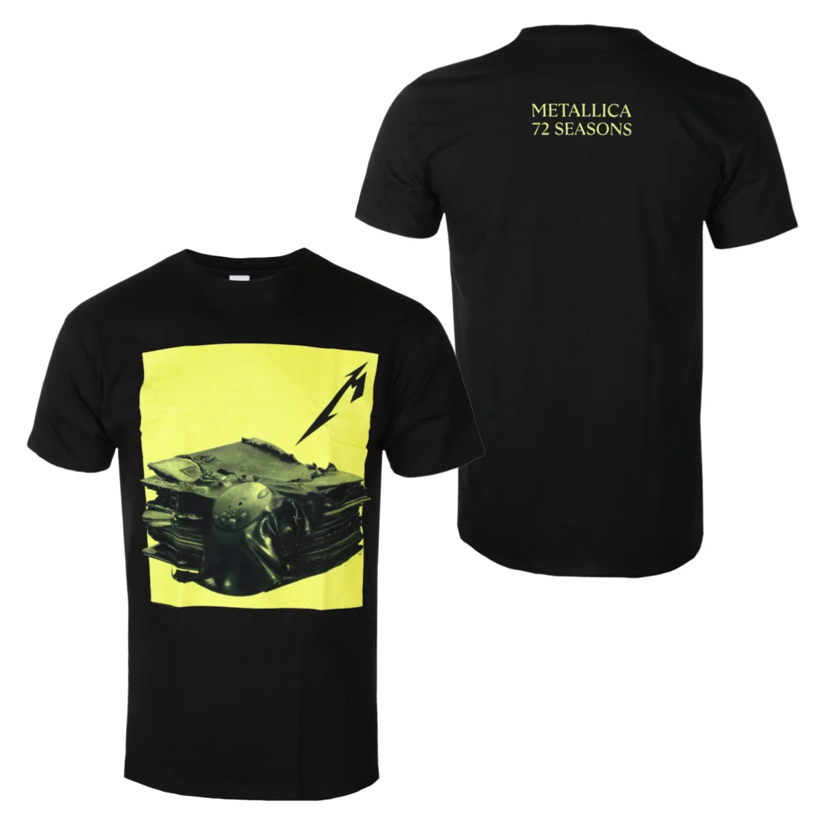 METALLICA - CHARRED 72 Inspired Print Tee Breathable Cotton T-Shirt