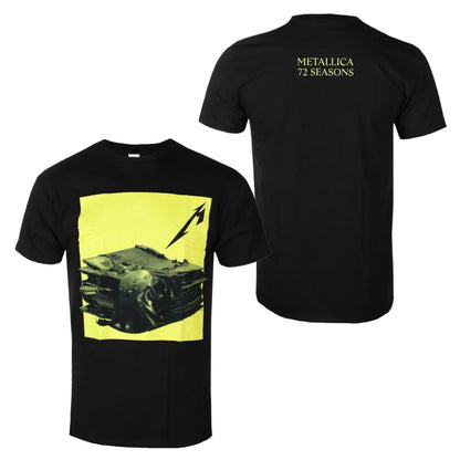 METALLICA - CHARRED 72 Inspired Print Tee Breathable Cotton T-Shirt