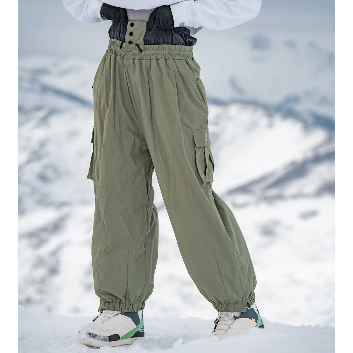 Oversize Winter 3L Ski Pants 20K Waterproof Snowboard Pants Breathable Thermal Outdoor Sports Keep Warm Ski Trousers Women Men