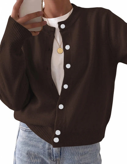 Cardigan Sweaters for Women Open Front Knitted Sweater Business lightweight Casual Fall Outfits