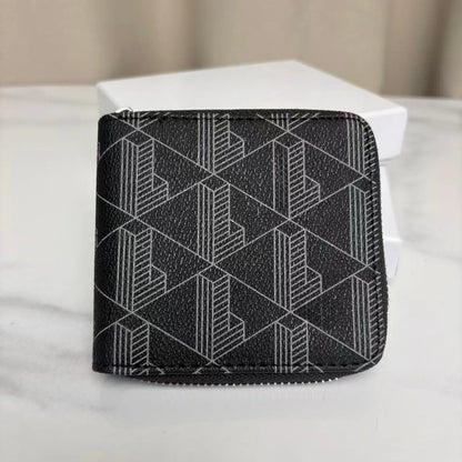 2026 New Fashion Printed Series Double Fold Wallet Premium Mini Wallet for Men and Women