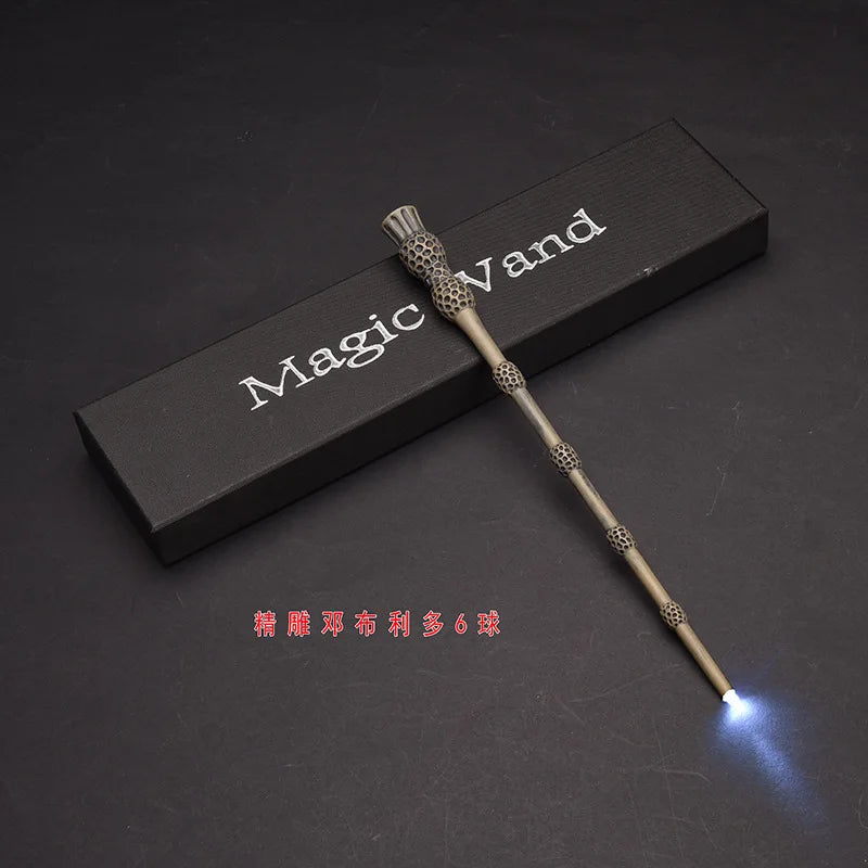Hot Anime Cosplay Show Glow Harry Wand With Box Children Decoration Toy Accessories For Kids Bacchetta Di Plastic Magic Stick
