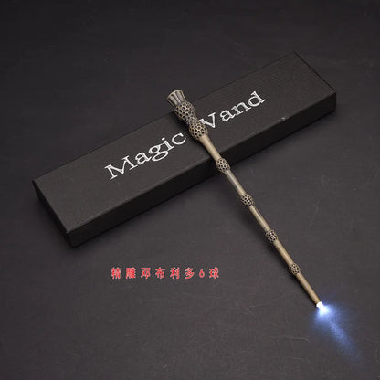 Hot Anime Cosplay Show Glow Harry Wand With Box Children Decoration Toy Accessories For Kids Bacchetta Di Plastic Magic Stick